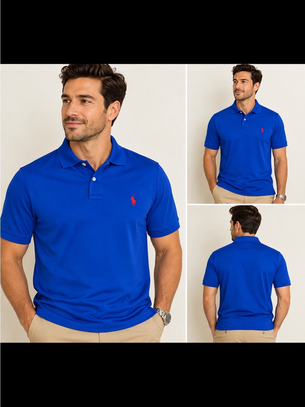 Ralph Lauren Men’s Royal Blue Polo with Red Pony